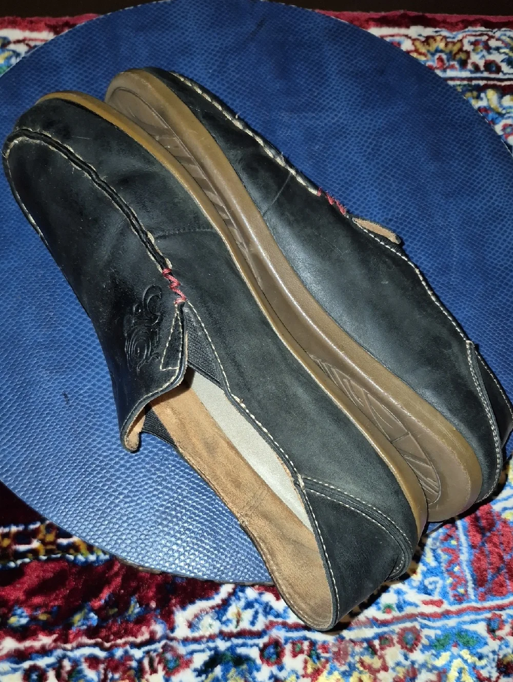 Olukai Nohea Nubuck Leather Womens Sz 10 Slip-On Casual Shoes All Day Comfort